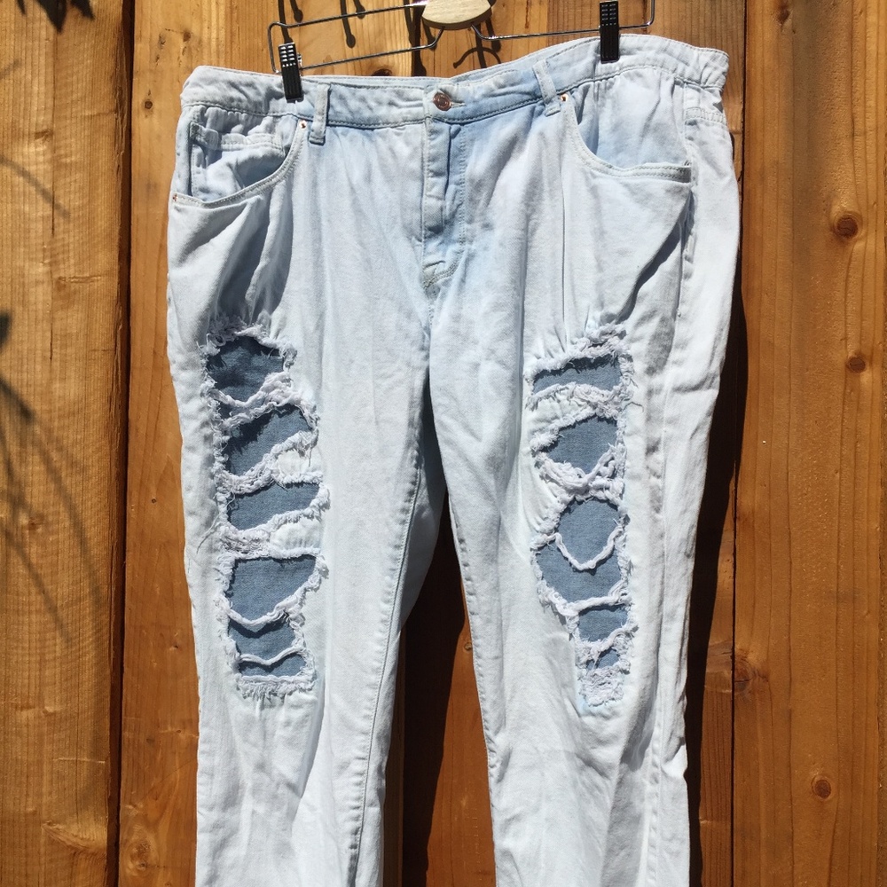 New Mossimo Denim Light Blue Jeans 2X